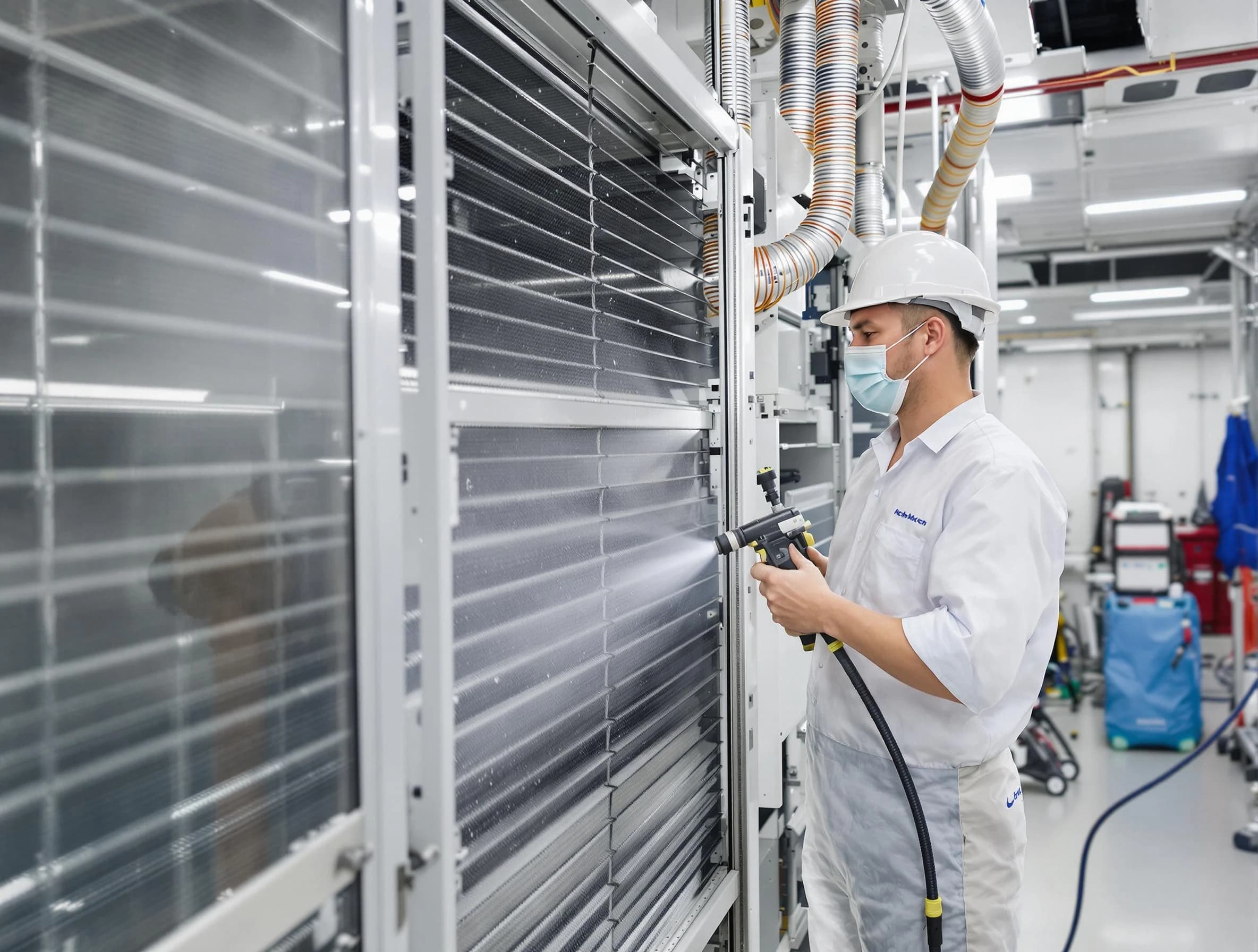 Professional AC coil cleaning by Hampton Air Duct Cleaning in Hampton