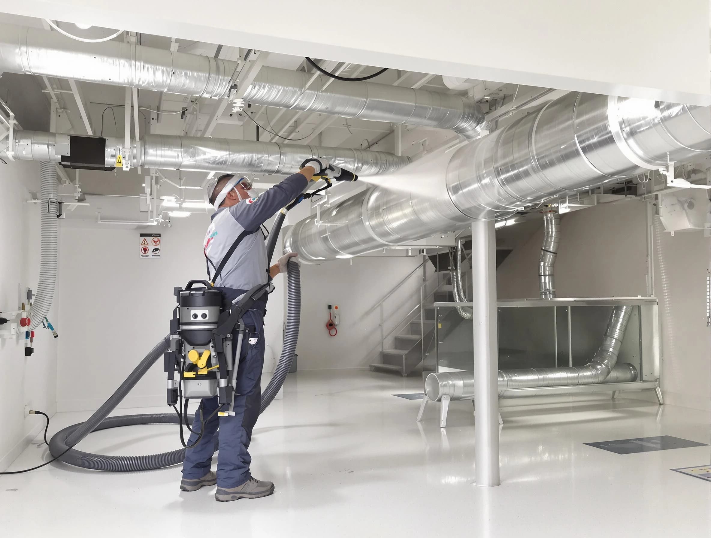 Professional central duct cleaning by Hampton Air Duct Cleaning in Hampton