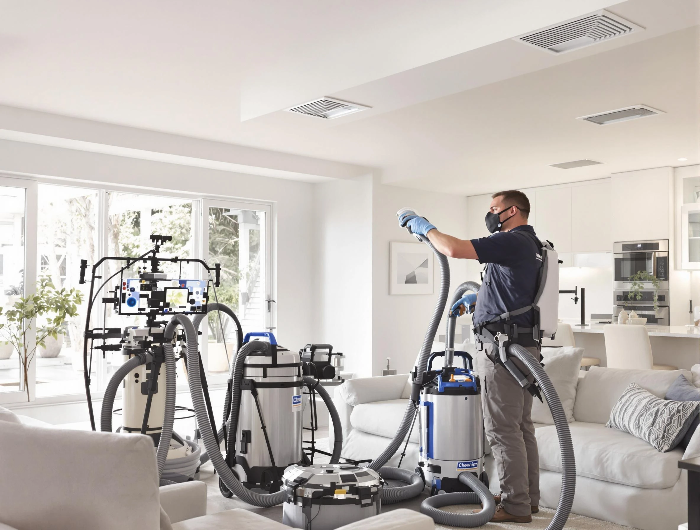 Professional AC duct cleaning by Hampton Air Duct Cleaning in Hampton